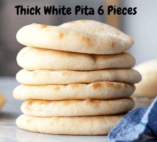 6 CT Thick Pita White